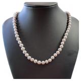 Genuine 24" Gray  Cultured Pearl Necklace