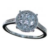 Round Brilliant Diamond Designer Ring
