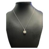 Round Brilliant Diamond Designer Necklace