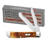 Case XX Antique Bone Mini Trapper Knife 52830