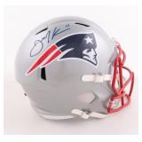 Autographed Julian Edelman Patriots Helmet