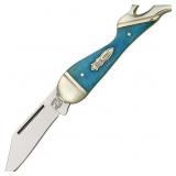 Rough Ryder RR1269 Small Leg Blue Bone Knife