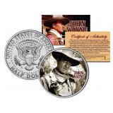John Wayne The Comancheros JFk Coin