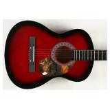 Autographed Kelly Clarkson Acoustic Guitar