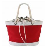 Burberry Red Drawstring Shoulder Bag