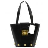 Salvatore Ferragamo Black Leather Handbag