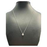 Brilliant 1/4 ct Antique Style Diamond Necklace