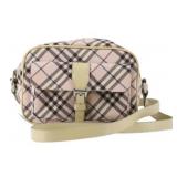 Burberry Light Pink Nova Check Shoulder Bag