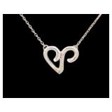 Tiffany & Co. Paloma Picasso V Initial Necklace