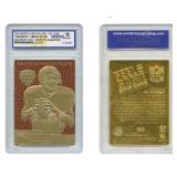 Gold Tom Brady NFL Feel The Game Card