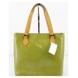 LOUIS VUITTON GREEN MONOGRAM HOUSTON TOTE BAG