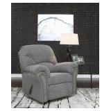 Ashley Allmax Contemporary Pewter Recliner