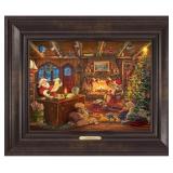 Santa Checking His List Framed by Kinkade