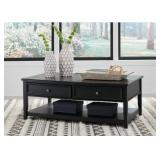 Ashley Beckincreek 50-in Black Coffee Table