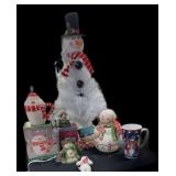Lighted Snowman Tree & Snowman Collection