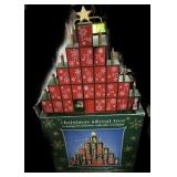 Christmas Advent Tree wï¿½ 24 Miniature Ornaments