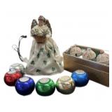 Hallmark Ornaments, Angel Tree Topper & Candles