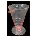 (4) Pink Depression Glasses