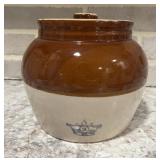 #3 Crown Two-Tone Crock Jug