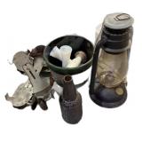 Vintage Veg-O-Matic, Lantern, Amber Sarsaparilla