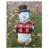 30" Christmas Count Down Snowman