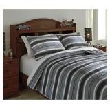 FULL ASHLEY 3-PIECE COVERLET SET