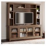 Ashley W738 Boardernest 85" TV Stand with Hutch