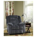 Ashley 81105 Ludden Blue Large Rocking Recliner
