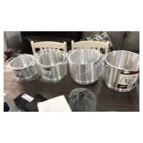 20/16/12/8 Qt 4 pc Stock Pots