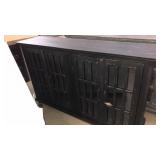 Elements Massive 72" Black Bookcase