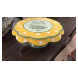 Temptations Cake Plate/Chip & Dip