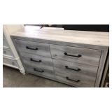 Ashley White Rustic Dresser