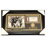 Autographed Franco Harris Framed Photo