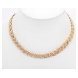 Christian Dior Braided Choker Chain