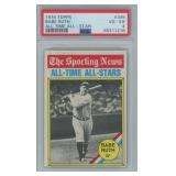 Vintage 1976 Topps #345 Babe Ruth Card