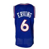 Autographed Julius Dr, J Erving Jersey