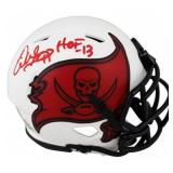 Autographed Warren Sapp Buccaneers Mini Helmet