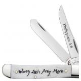 Case XX CA60869 Pray More Mini Trapper Knife