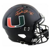 Autographed Ray Lewis Miami Hurricanes Helmet