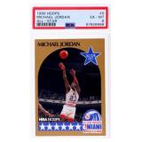 Vintage 1980 Hoops #5 Michael Jordan Card