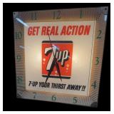 Lighted 7 Up Clock