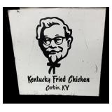 Metal Kentucky Fried Chicken Sign