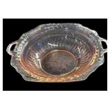 11.5 " Pink Depression Bowl