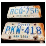 (20) Vintage License Plates
