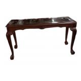 Glass Top Sofa Table