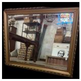 37 x 47 " Gold Framed Mirror