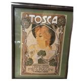 TOSCA Framed Poster Art
