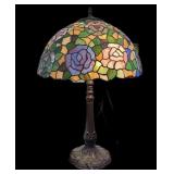 Tiffany Style Leaded Glass Lamp