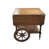 Drop Leaf Tea Cart