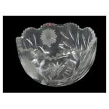 4.5 x 8 " Beautiful Lead Crystal Bowl